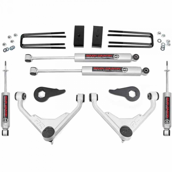 Image 1 for Rough Country 8596N2 3" Lift Kit With N3 Shocks