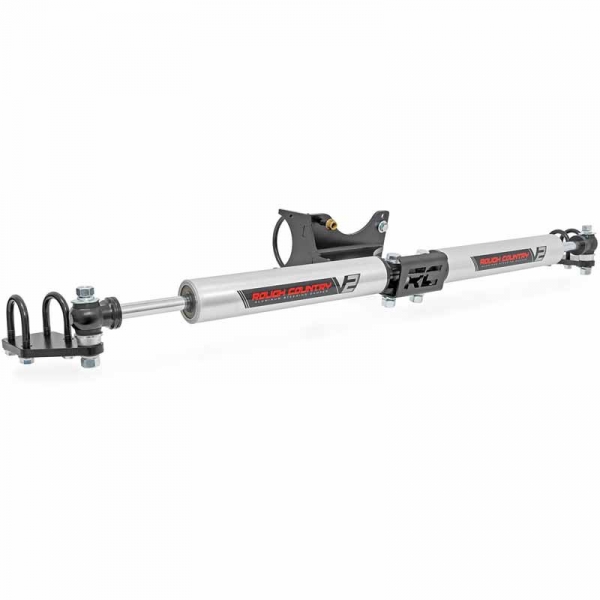 Image 1 for Rough Country 8749270 V2 Series Dual Steering Stabilizer Kit