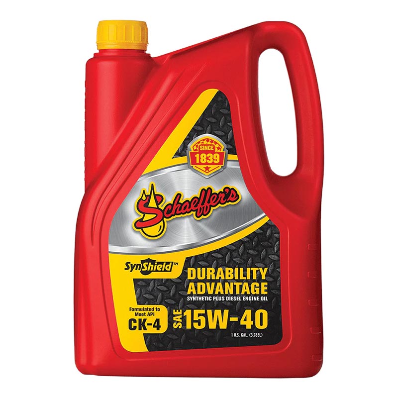 Schaeffer's 700 SynShield Durability Advantage 15W-40 CK-4 Engine