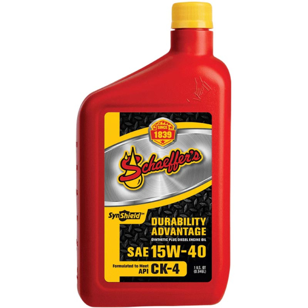 Image 1 for Schaeffer's 700 SynShield Durability Advantage 15W-40 Engine Oil