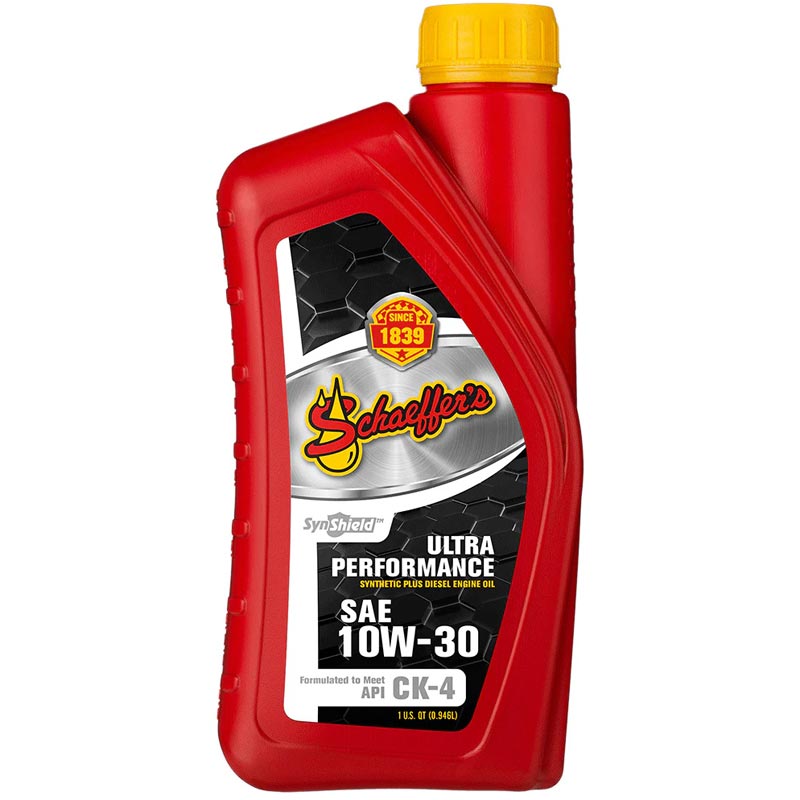 Schaeffer's 722 SynShield Ultra Performance 10W-30 CK-4