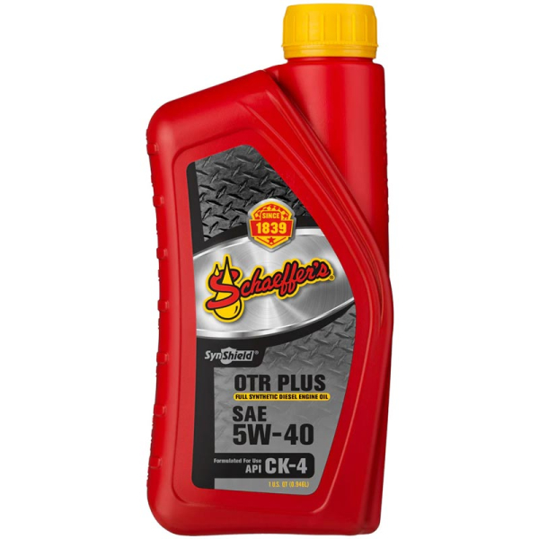 Image 1 for Schaeffer's 9000 SynShield OTR Plus 5W-40 Full Synthetic Engine Oil