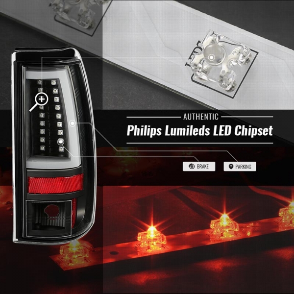 Spyder 5085849 Black LED Tail Lights | XDP