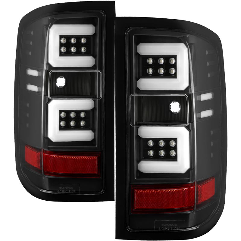 Spyder 5085856 Black LED Light Bar Tail Lights | XDP