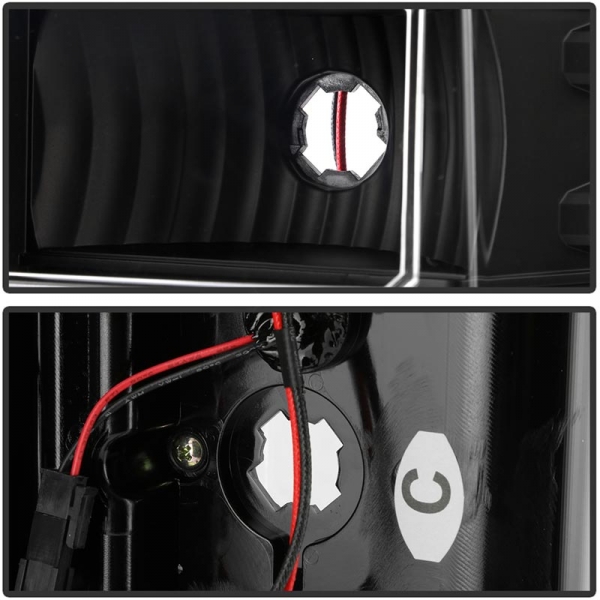 Spyder 5085856 Black LED Light Bar Tail Lights | XDP