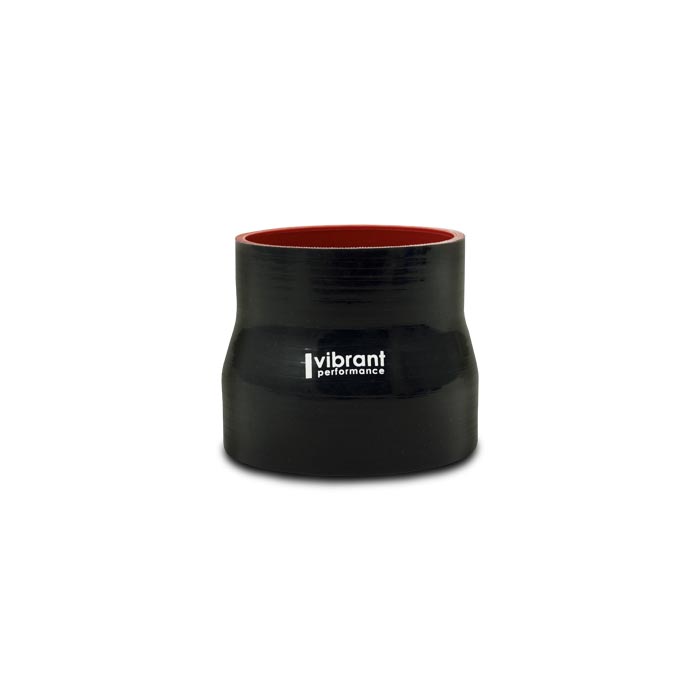 Vibrant 4 Ply Reducer Couper 3in ID x 2.75in ID x 4.5n Long - Black main image 1