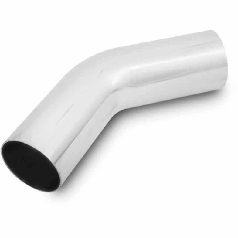 Vibrant 3.5in O.D. Universal Aluminum Tubing (90 degree bend) - Polished