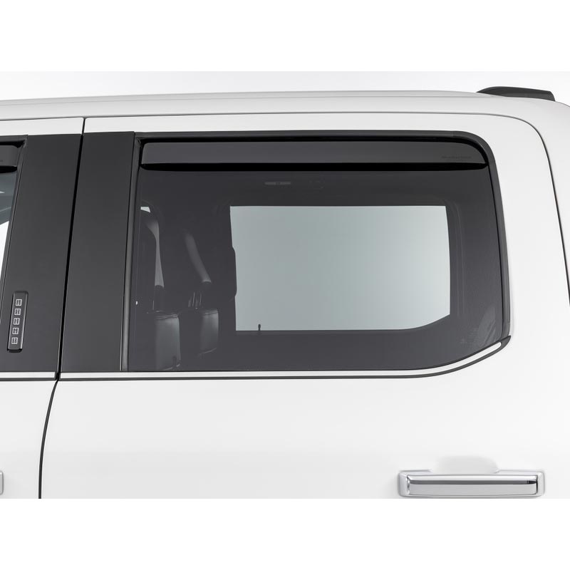WeatherTech Matte Black Rear Side Window Deflectors 81765IMB