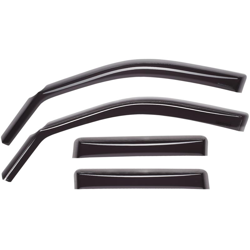WeatherTech 82765IM Dark Smoke Side Window Deflector Set (Front & Rear)