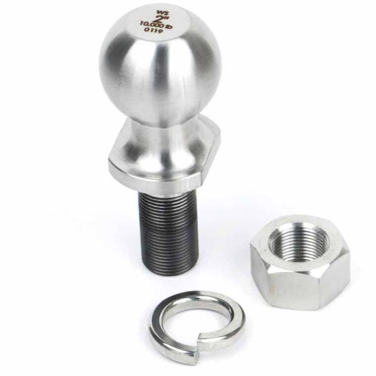 Weigh Safe STB01 Fixed Height 2" Stainless Steel Tow Ball XDP