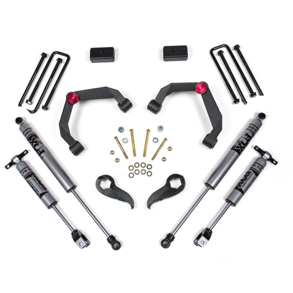 Image 1 for Zone Offroad 3" UCA Lift Kit With Fox 2.0 Adventure Series Shocks ZONC38F
