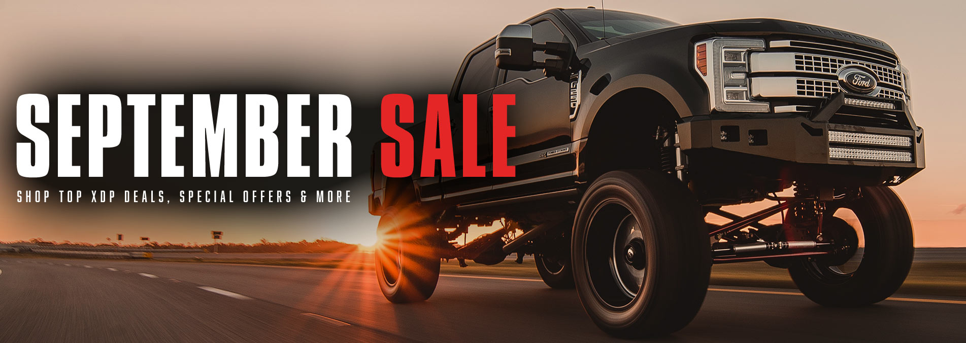 Hero banner image highlighting current month sale